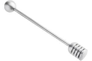 Durable Honey Dipper, 6.5" Stainless Steel Honey Stirring Stick