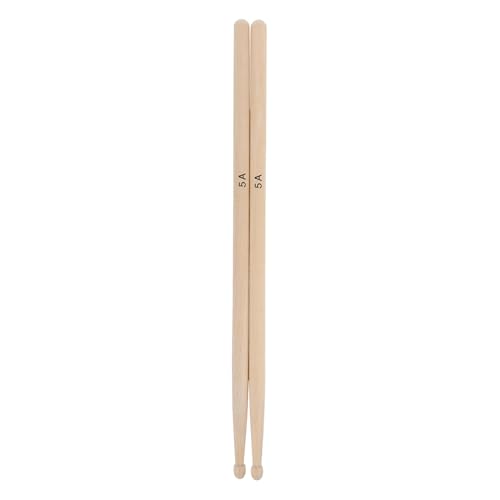 Baquetas de Maple BESPORTBLE para percusión, agarre suave, instrumento musical práctico para batería y presentaciones