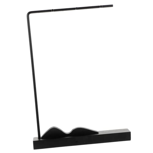 Support rangement pinceaux calligraphie chinoise fer bois porte-feutre stable organisateur bureau