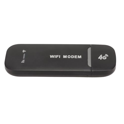 Walmeck Enrutador WiFi 4G Módem USB LTE Punto de Acceso a Internet Inalámbrico Portátil de Alta Velocidad para Viajes en Casa Oficina Negro Admite hasta 10 Dispositivos con Ranura