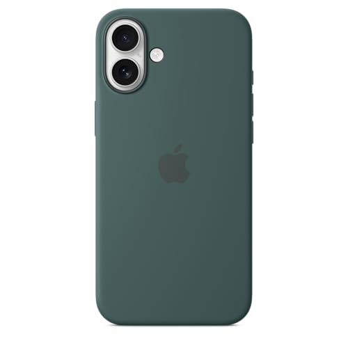 Apple iPhone 16 Plus Silicone Case with MagSafe - Lake Green ​​​​​​​