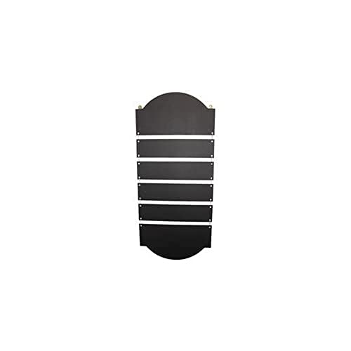 Espositore a scala sospesa di sei pannelli di lavagna, ideale per promemoria e promemoria. Perfetto da appendere in cucina o studio!