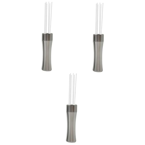 Housoutil 3pcs Coffee Distributor Stainless Steel Whisk Housewarming Coffee Powder Stirring Tool Coffee Stirrer Tool Coffee Concentrate Coffee Ground Stirring Supplies Matcha Stirrer