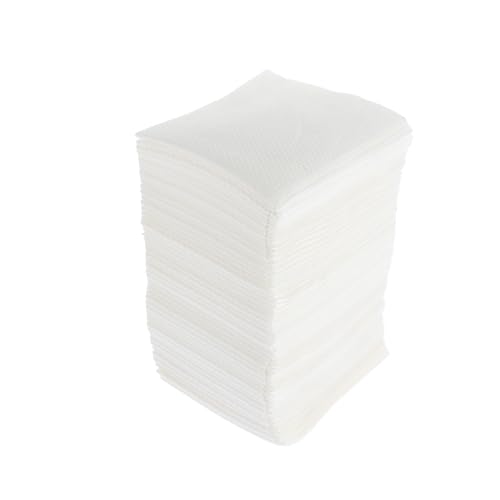 PartyKindom 100Pcs Disposable Folding Towels Water Absorbent Beauty Towels for Salon Spa and Travel Soft Pulp Convenient for All Skin