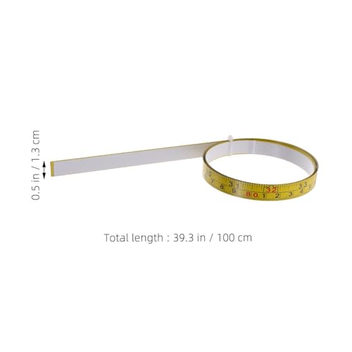 Cinta métrica adhesiva Homoyoyo 1m doble escala miniatura 5