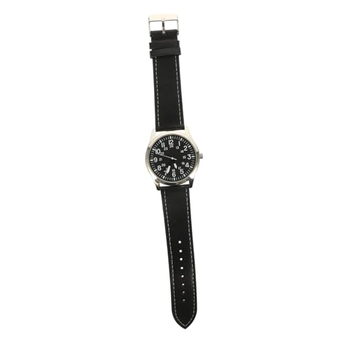 GALPADA Reloj para Hombre Resistente al Agua con Correa Negra Diseño Clásico y Luminoso Cómodo y Duradero para Uso Diario y Regalo Masculino