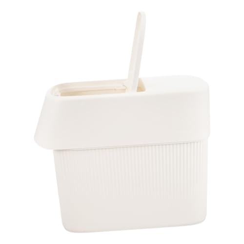 Caneca de basura estrecha con tapa para cocina y baño