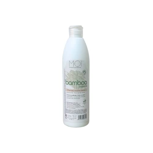 Moi Profesional Champú Profesional Neutro Suave Bamboo Natural sin Parabenos, Uso Frecuente 300 ml Moi Haircare 1 Unidad 330 g