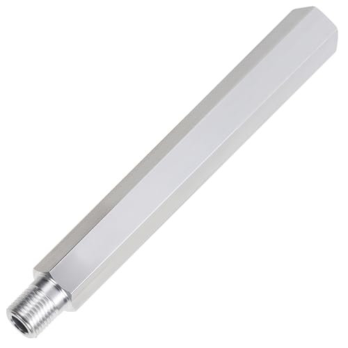 CPROSP Rallonge de Couronne de Forage Diamantée Alliage d'aluminium 1 1/4 400 mm, Rallonge de Foret 1 1/4, Longueur du Filet 350 mm
