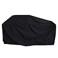 Cozzka 86 Inch Island BBQ Grill Head Cover Heavy Duty Waterproof Outdoor Kitchen BBQ Cover, Black