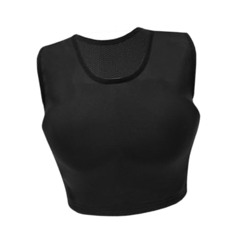 Yiju Karate Chest Protector Protecting Vest Practical Soft Accessories Boxing Breast Protection Sports Chest Guards for Fitness, S