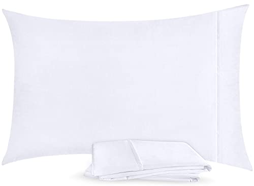 Utopia Bedding King Pillowcases - 2 Pack - Envelope Closure - Soft Brushed Microfiber Fabric - Shrinkage And Fade Resistant Pillow Covers 20 X 40 Inches (King, White) #TOP1