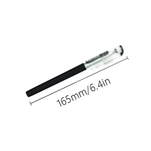 Bolígrafos de gel negro, punta fina 0.4mm, pack x12 miniatura 2