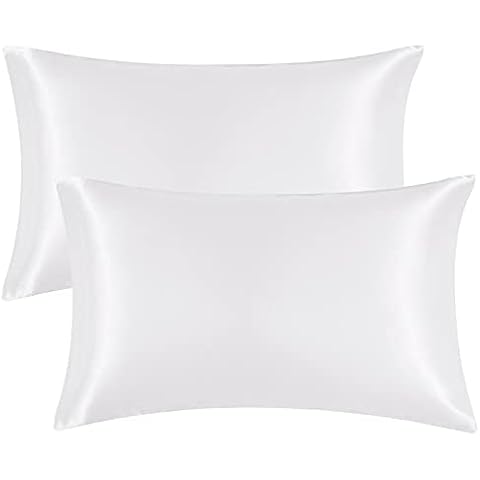 EHEYCIGA Silk Satin Pillow Cases 2 Pack Cover
