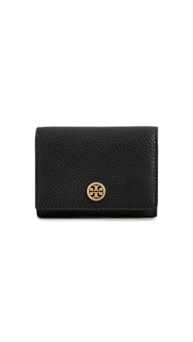 Tory Burch Women's Robinson Business Card Case, Black,...