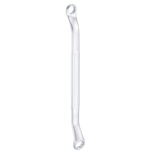 QUARKZMAN Llave de Caja de Doble Extremo de 45 Grados 8mm x 10mm 12 Puntos Métrica Cr-V Llave de Caja Doble de Acero Cromo Vanadio Llave de Caja Torx Larga de Offset