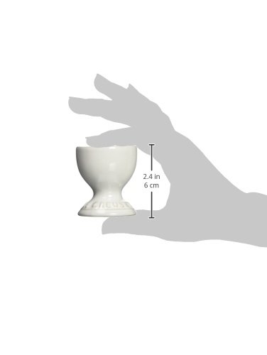 Image of Le Creuset Stoneware Egg Cup, 2 inch, White