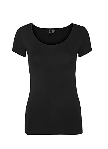 VERO-MODA-Damen-Vmmaxi-My-Ss-Soft-U-Neck-Noos-T-Shirt