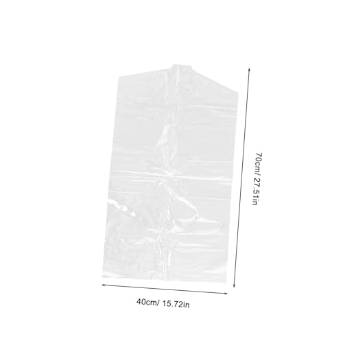 60Pcs Clothes Dry Cleaning Bags Translucent Garment Covers for Wardrobe Storage Clothing Dust Covers Easy to Use for Home Laundry Care2