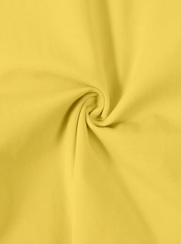Image of Girls Graphic Tees Summer Short Sleeve Tops Casual Cute Flower Shirt Yellow 13-14 Years