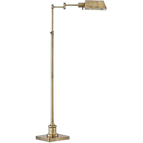 Regency Hill Jenson Industrial Adjustable Swing Arm Pharmacy Lamps Floor Standing Cover