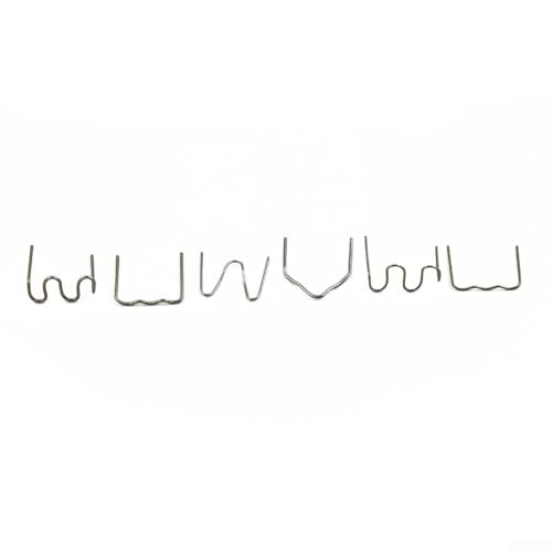 600PCS Stainless Steel Plastic Welding Staples for Car Bumper Repair – 0.6mm & 0.8mm Wave/Flat/V/M Shape Hot Staples Compatible with Nylon, PVC, ABS – Storage Box