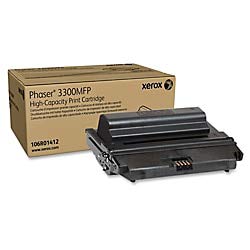 Xerox Phaser 3300 MFP Black High Capacity Toner Cartridge (8,000 pages) - 106R01412