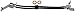 Dorman H622447 Rear Center Brake Hydraulic Hose Compatible with Select Ford Models