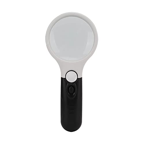Lupa Iluminada, Lupa de Bolso Portátil para Home Office School