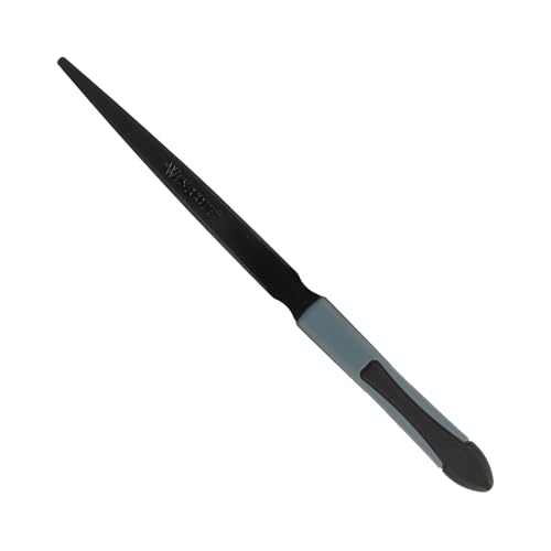 Westcott Brieföffner Softgrip | Premium Brieföffner mit schwarzer Klinge aus rostfreiem Edelstahl | ergonomischer Softgrip-Griff | öffnet Briefe leicht und sauber | für Haushalt und Büro | E-29701 00