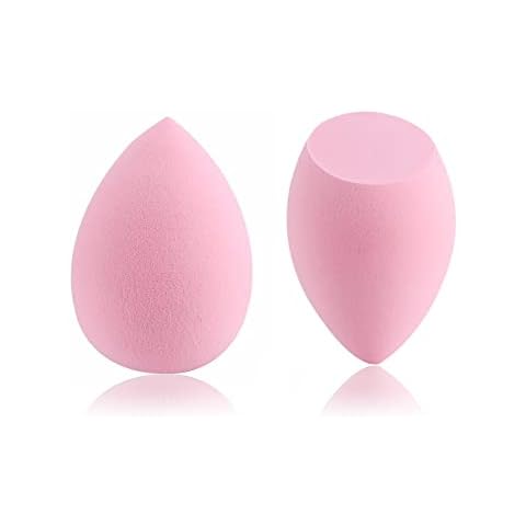 Funwaretech Beauty Blenders,2 Pcs Makeup Sponges for Foundation,Full Cover Face Sponge for Blending Cream Powder Liquid Face Paint,Soft & Non Latex Beauty Blender Concealer Applicator(Pink) Cover