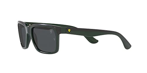 Image of Ray-Ban RB4393m Scuderia Ferrari Collection Rectangular Sunglasses