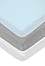 American Baby Company 3 Pack 100% Natural Cotton Fitted Cradle/Bassinet Sheets 36
