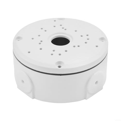 Eawfgtuw Boîte de jonction en métal pour caméra de surveillance avec fond profond - Système de gestion des câbles pour caméras de vidéosurveillance dôme - Construction en alliage d'aluminium - Boîtier