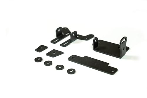 Image of Adaptive Cruise Control Relocation Bracket for the 2021-2023 Ford F-150 | Retains ACC Function With Aftermarket Front Bumpers | Satin Black Powder Coat | Made in the USA | Addictive Desert Designs