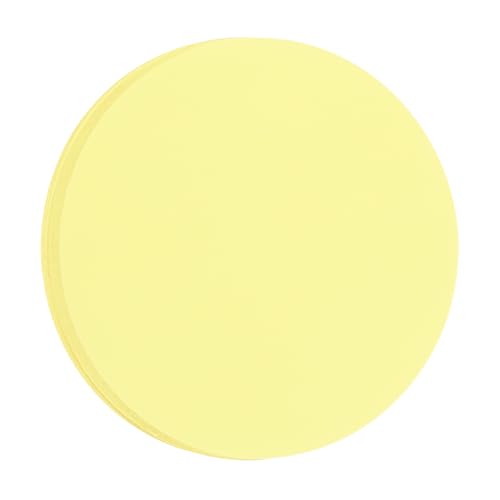 Ronds en papier jaune pour décoration de tableau d'affichage et projets d'école