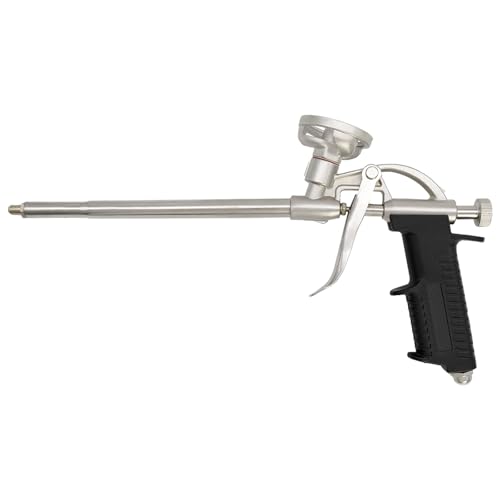 Mritrit Schaumpistole PU Profi aus Metall, 31 cm Bauschaumpistole, Selbstreinigend für Bauschaum und Montageschaum | Robuste Ausführung