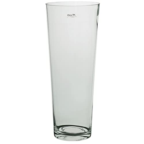 Glas-Vase Konisch - Blumen-Vase Deko aus Glas 40/60cm hoch (40x16cm)