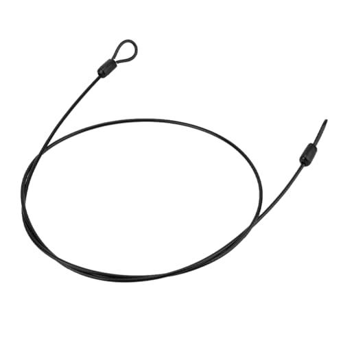 Outdoor Travel Security Cable Lock Cycling Sports Internal Steel Loop Wire for Luggage Backpacks Bikes Ski Snowboard Bicycle Scooter(Black) Outdoor Travel Security Cable Lock Cycling Sports Internal Steel Loop Wire for Luggage Backpacks Bikes Ski Snowboard Bicycle Scooter(Black)