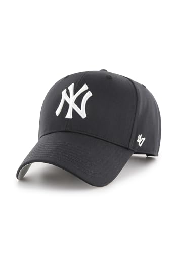 Gorra New York Yankees 47 Brand Negra/Blanca miniatura 1