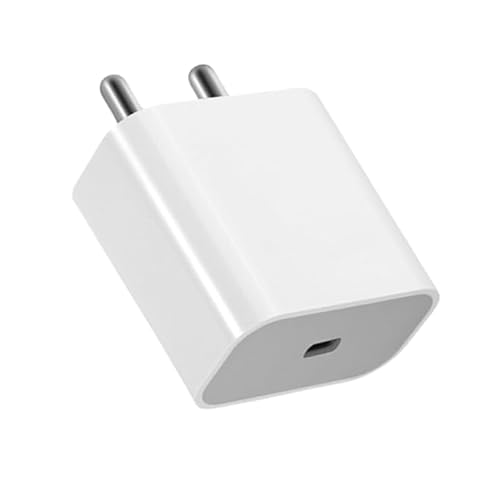 iPhone Charger Adapter 20W Original Type C for iPhone 17/17 Pro/17 Pro Max, 16/16 Plus/16 Pro/16 Pro Max, 15/i Phone 14/13/ 12/11 Series with PD 3.0 USB-C Fast Charging Adaptor BIS Certified