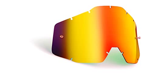 FMF POWERBOMB/POWERCORE Replacement Lens Anti-Fog Red Mirror/Smoke