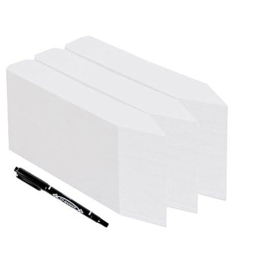 Jlkegfdf Estacas de etiquetas para plantas, etiquetas de estaca para jardín, etiquetas de plantas, marcadores fáciles de plantar, herramienta de identificación de nombre impermeable para flores