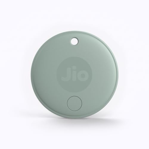 Image of JioTag (2nd Generation) (Olive) - Android or iOS Compatible IP64 Rated Worldwide Item Finder for Keys, Wallets, Luggage, Gadgets and More |1+1 Year Battery | No SIM Needed