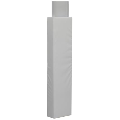 We Pad It Safety Pole Pad, for Square Pole Only, 4 FT Tall, 2” Thick Foam, Weatherproof, UV-Resistant, Hook/Loop Closure