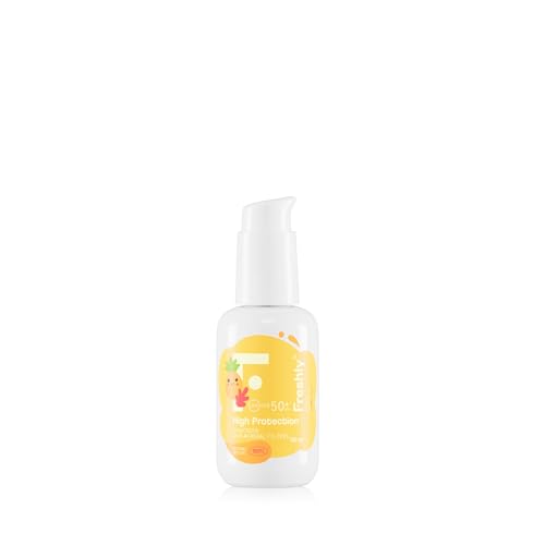 Freshly Kids Crema solar infantil con filtros físicos, apta para piel sensible, atópica y desde el primer día Kids Protection Sunscreen, 100ml