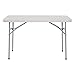 Office Star Resin Multipurpose Rectangle Folding Table for Indoor or Outdoor Use, 4 Feet x 2 Feet