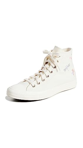 Converse Women's Chuck Taylor All Star Sneakers, Egret/Egret/PaleAmethyst, Off White