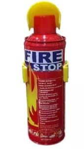 Stop Fire Portable Fire Extinguisher Spray, Red and Yellow, Emergency Safety Device 500 ml-image-11