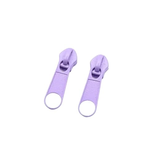 Curseur de fermeture éclair cassé pour sac à dos : kit de 20 pièces de rechange violet